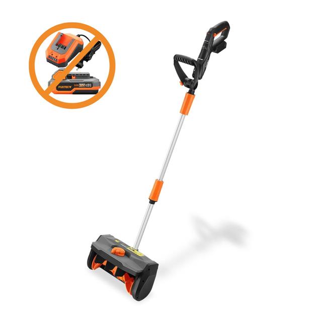 [neuwertig] Fuxtec Akku Schneefräse Fx-e1sch20 Schneeschaufel 20v 31cm Arbeitsbreite 5m Auswurfweite