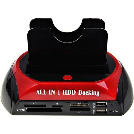 Gemischte Sata/ide- Und Usb-esata-dockingstation Mit Kartenleser Und Backup-funktion – Ywey