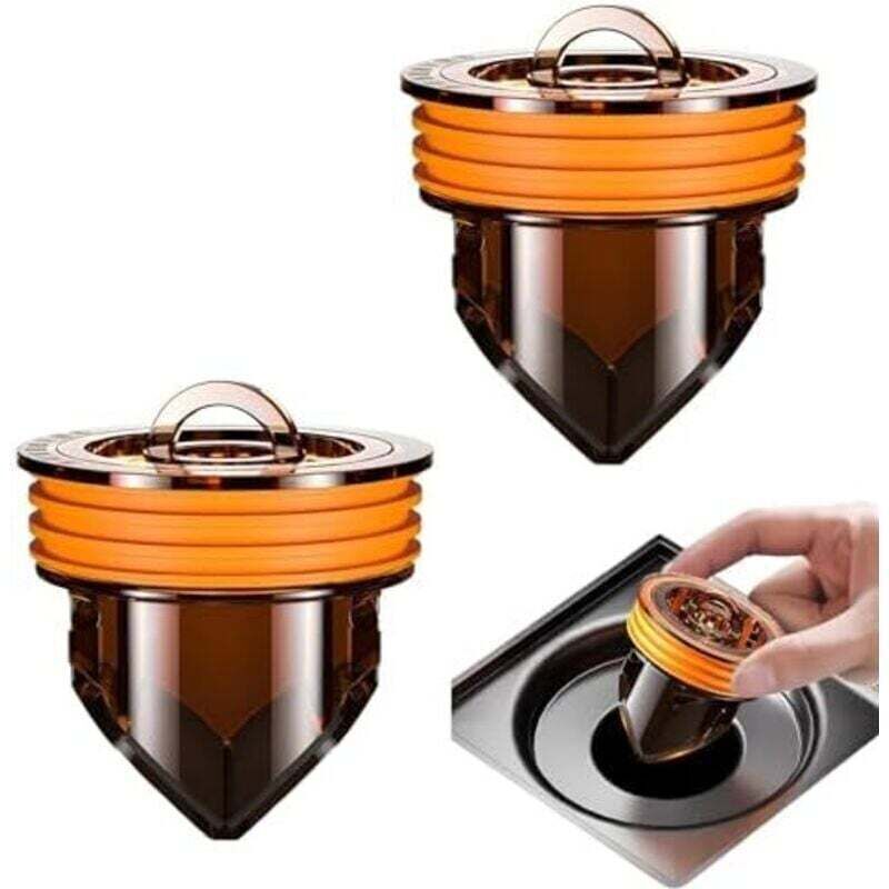 2 Pièces Siphon De Sol Anti-refoulement, Siphon De Sol À Suspension Magnétique Anti-odeur, Clapet Anti-retour Pour Évier De Douche, Bouchon D'Égout Unidirectionnel Pour Salle De Bain