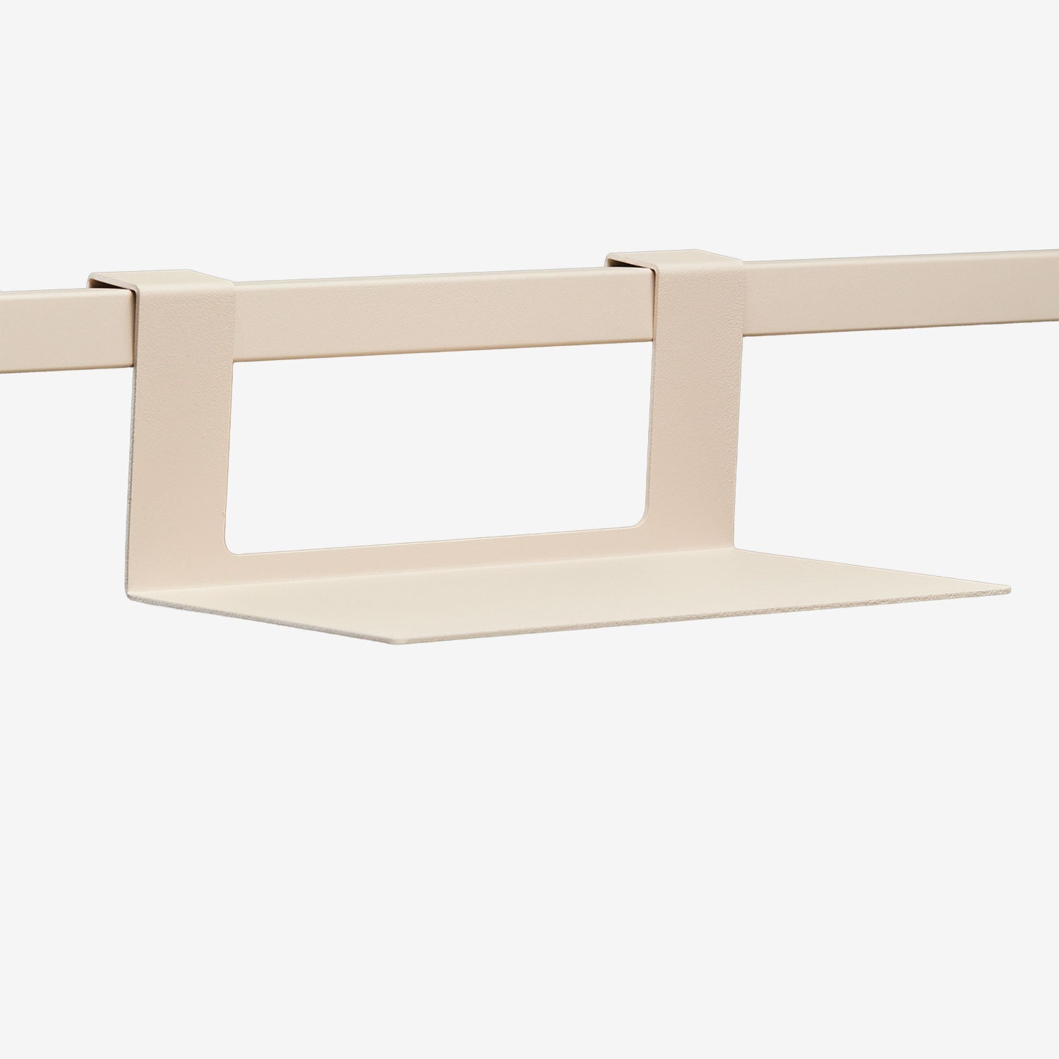 Sklum Regalbrett Mit Haken Für Modularen Außenküche Aus Stahl Rivana Beige Tapioca &x2194&xfe0e 20 Cm