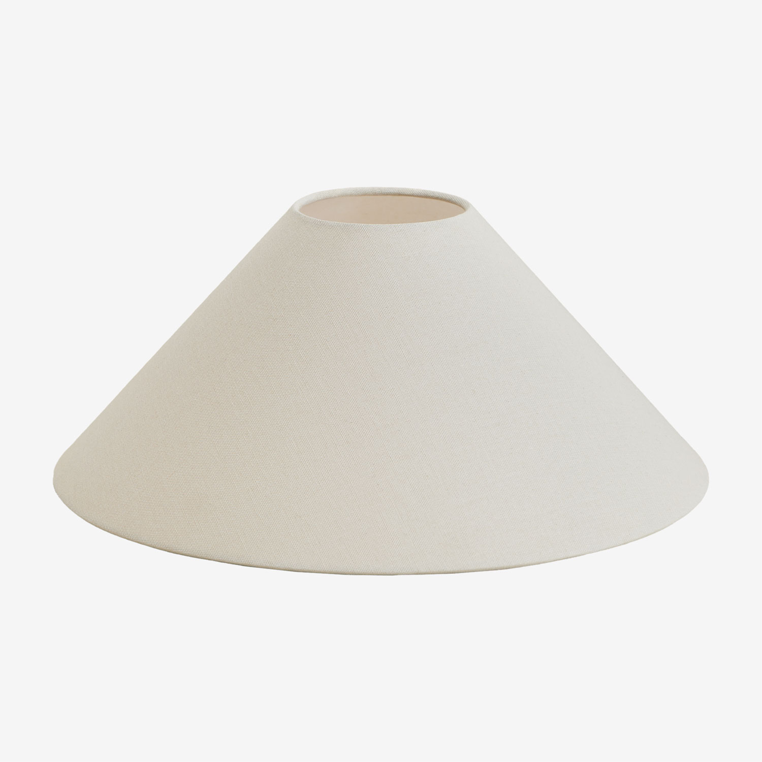 Sklum Lampenschirm Ø35 Cm Aus Leinen Graciela Mattweiß