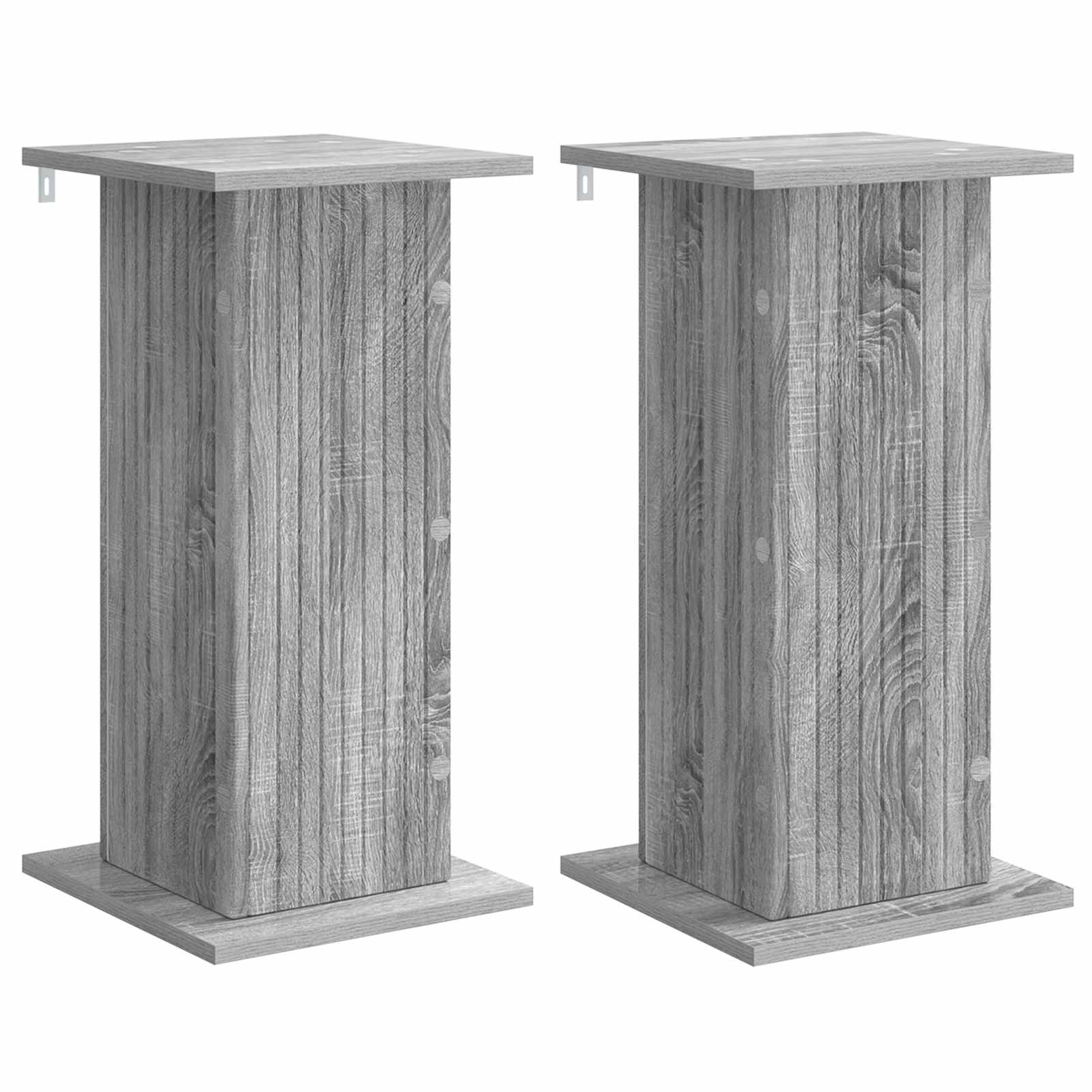 Pflanzenständer 2 Stk. Graues Sonoma 30,5 X 30 X 60,5 Cm Vidaxl