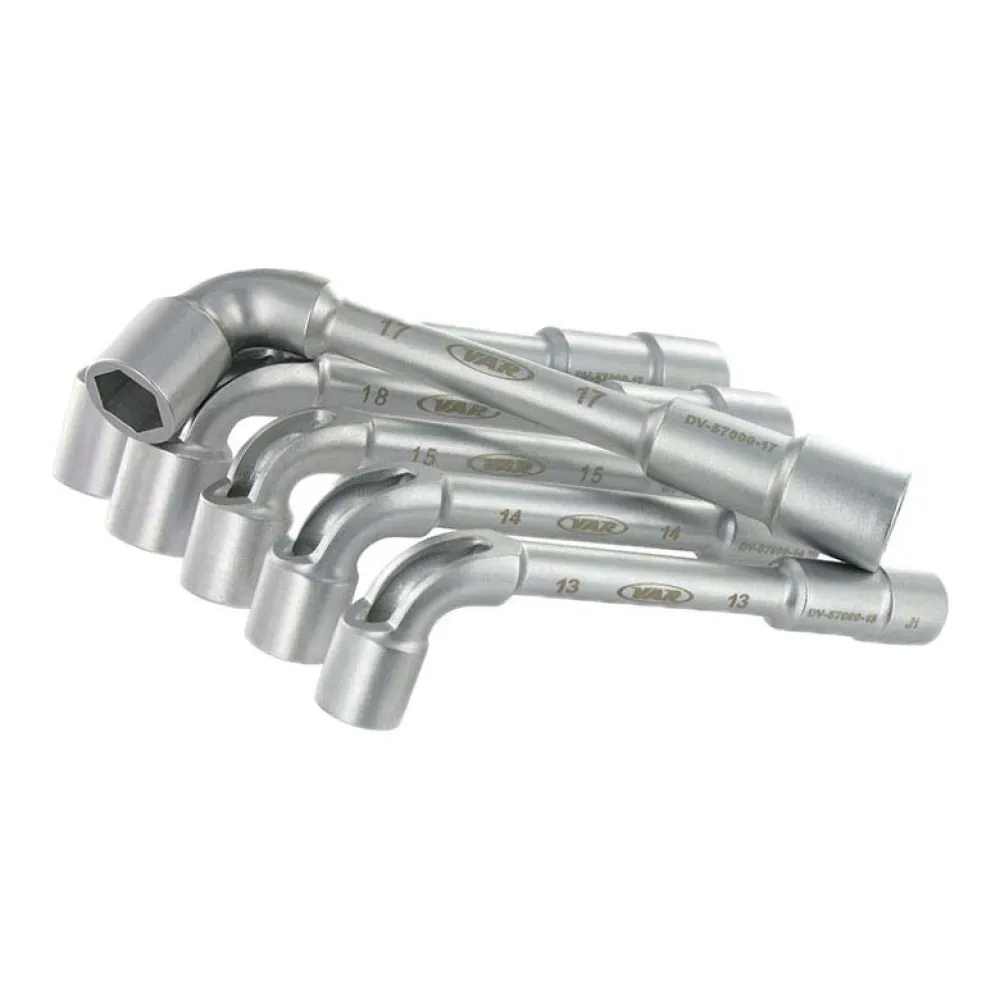 Schlüssel Var Angled Open Socket Wrenches Chrom-vanadium Stahl 6 Stück