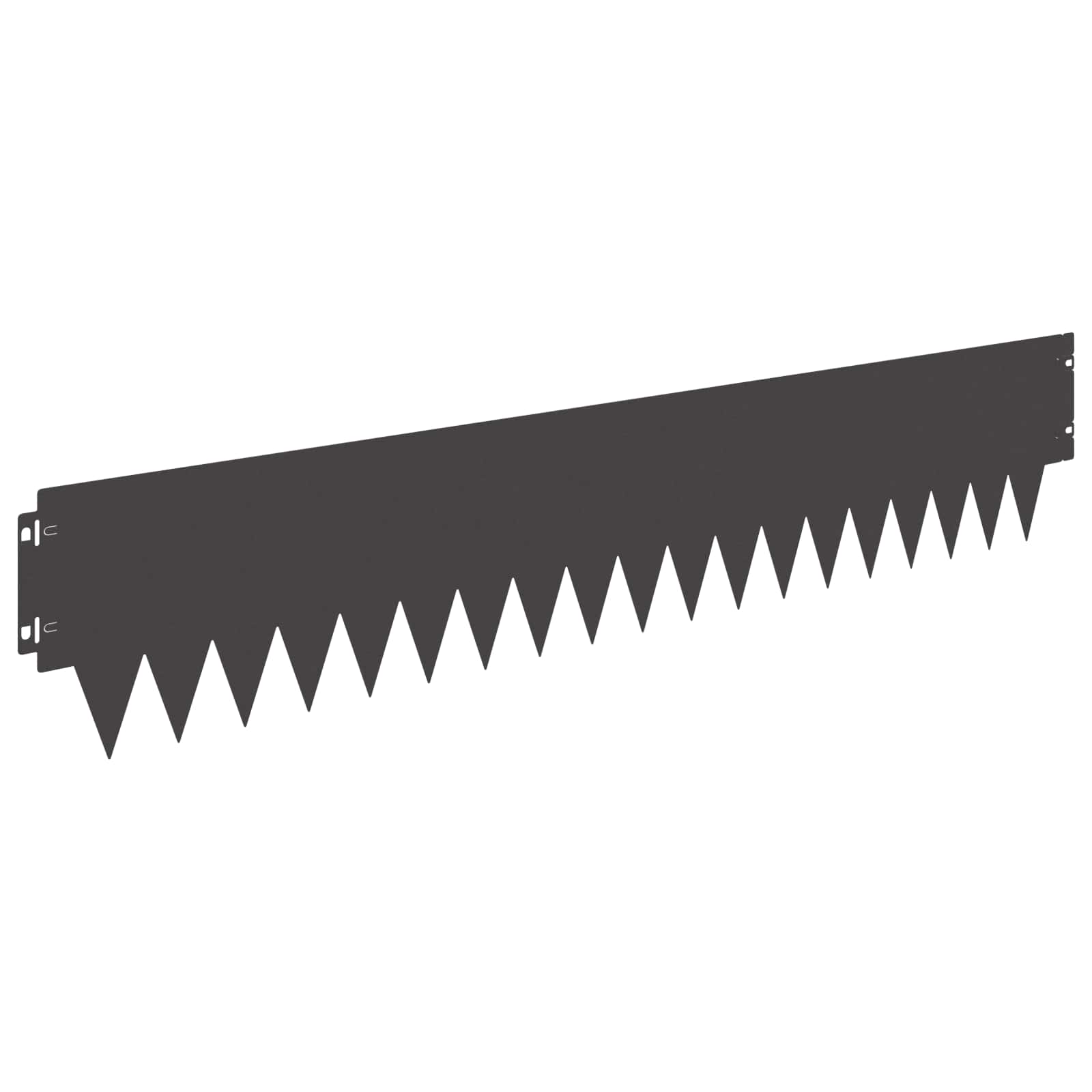 Rasenkante 20 Stk. 103 X 20 Cm Stahl Schwarz Vidaxl