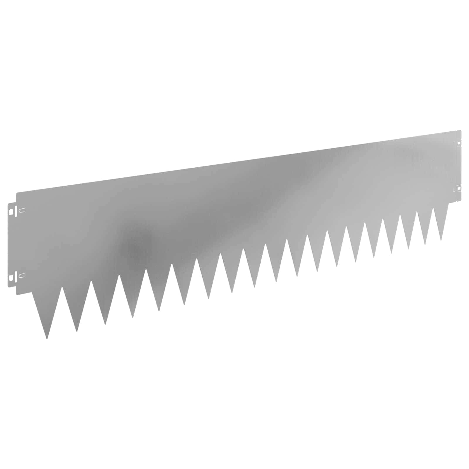 Rasenkante 10 Stk. 103 X 25 Cm Verzinkter Stahl Silber Vidaxl