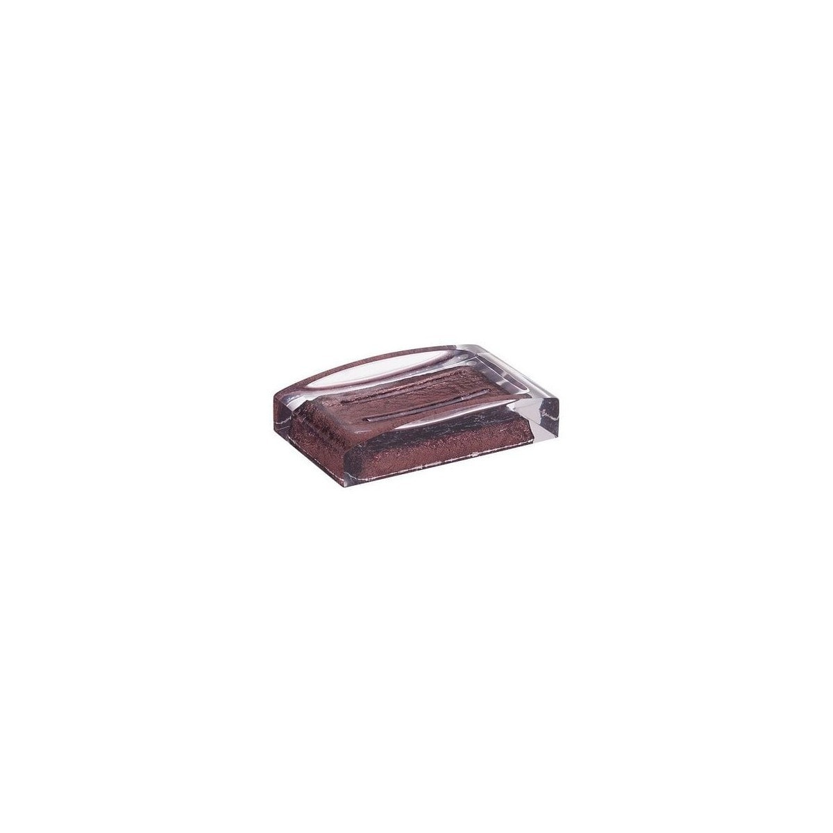 Portasapone Antares In Lilla, 11,2 X 7,5 X 2,7 Cm, Modernes Design Für Badaccessoires