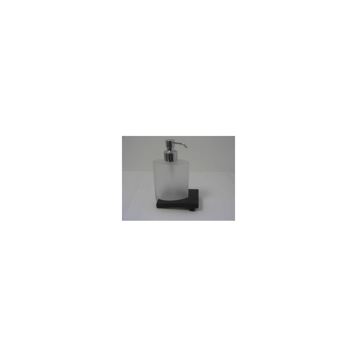 Gedy Denise Dosasapone Bianco, 12x12x20 Cm, Modernes Design Aus Glas, Soft-touch-oberfläche