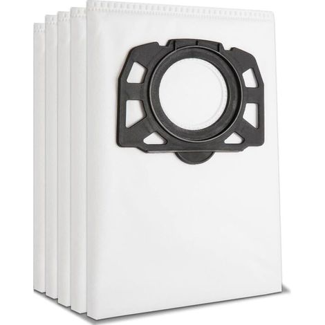 Packung Mit 5 Kärcher Staubsaugerbeuteln 2.863-006.0, Vliesfilterbeutel 487 Wd4 Wd5 Wd6 Wd5p Wd6p Premium Mv4 Mv5 Mv6 Für Trocken- Und Nasssauger.