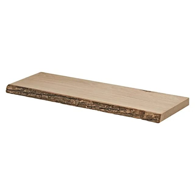 Dolle Regalboden Esche Lite Nature 60 X 20 X 2,5 Cm Massiv Rinde Regale