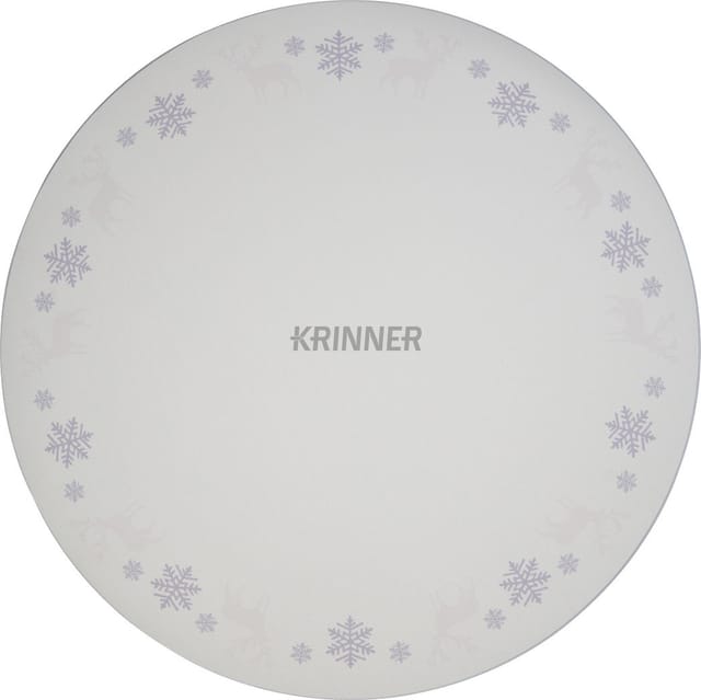 Krinner Weihnachtsbaumunterlage Ø 60 Cm Weiß Weihnachtsbaumdecke
