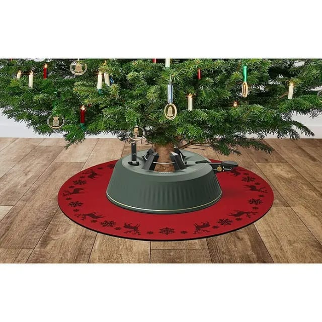 Krinner Weihnachtsbaumunterlage Ø 60 Cm Rot Weihnachtsbaumdecke