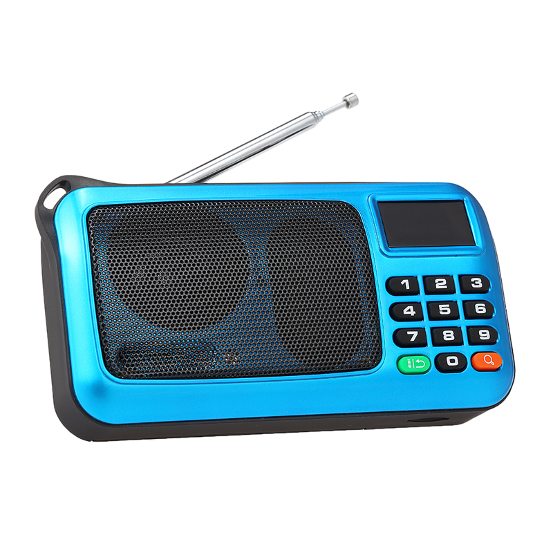 Rolton W405 Tragbares Fm-digitalradio Mit Kabelgebundenem Usb-computerlautsprecher, Hifi-stereo-empfänger, Taschenlampe, Led-anzeige Und Tf-kartenleser.