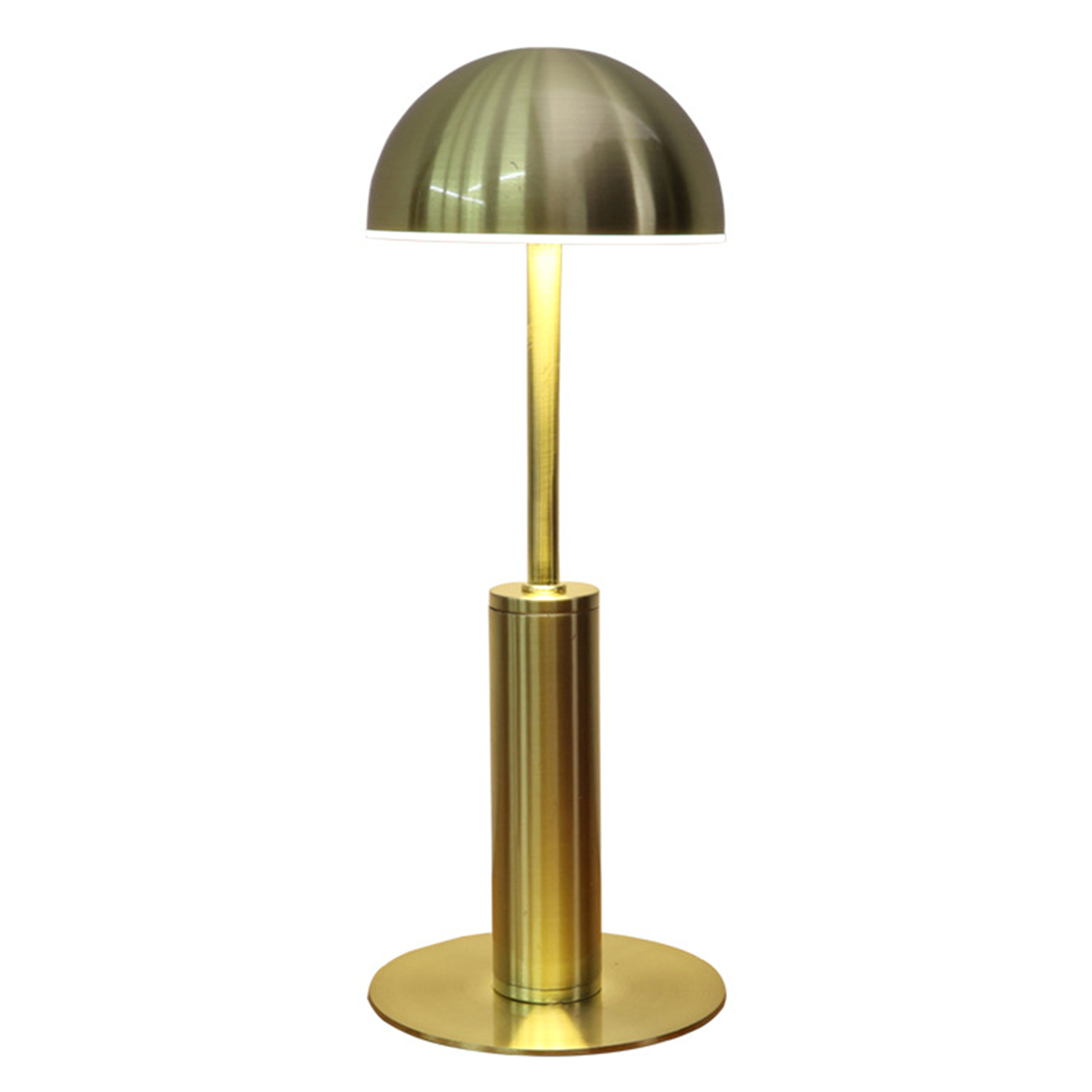 Lampe De Table Led Rechargeable, Style Moderne Et Épuré, Veilleuse Avec Interrupteur Tactile À Trois Niveaux D'Intensité.