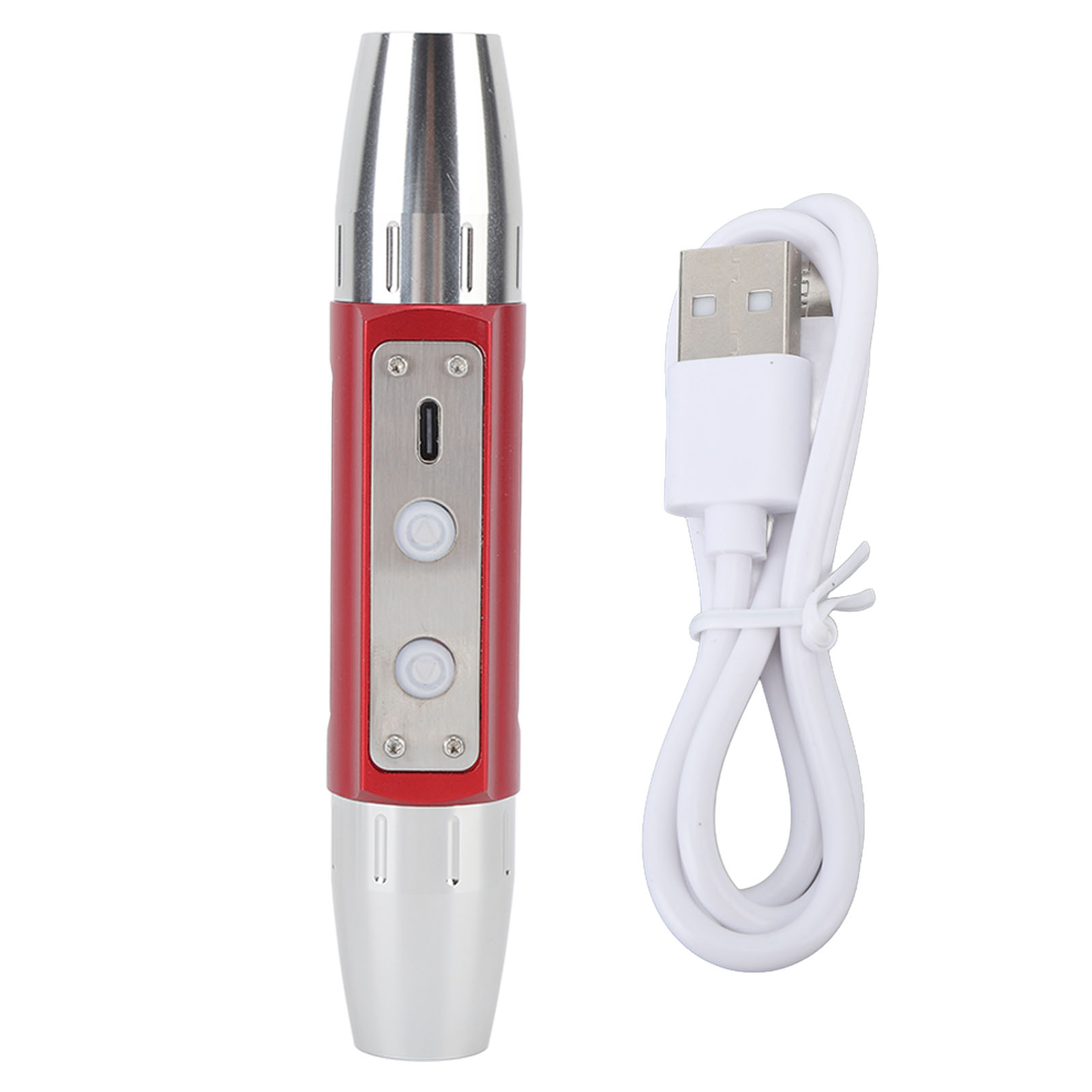 Lampe Torche Jade Pour L'Évaluation Du Jade, Détecteur De Lumière, Rechargeable Par Usb, Identification De Bijoux, Double Tête, 4 Sources Lumineuses Kx4