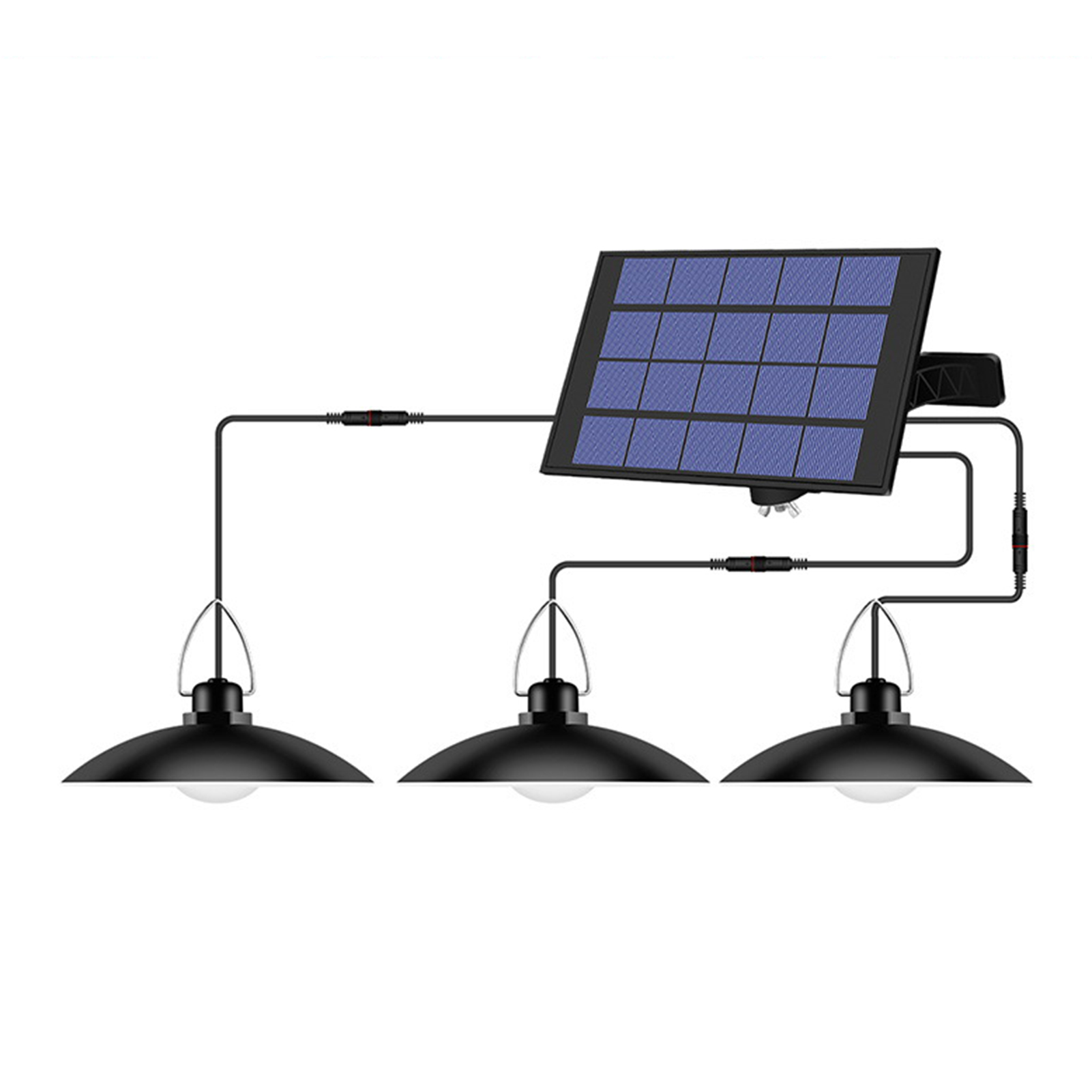Lampe Solaire Suspendue À Led Pour Extérieur, Étanche Ip65, Idéale Pour Les Portes, Les Cours Et Les Allées.