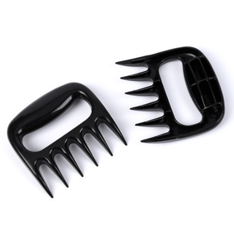 Set Aus 2 Bärenförmigen Fleischkrallen Für Den Grill, Mit Leicht Zu Hebendem Griff, Zum Zerkleinern Von Fleisch Und Zur Verwendung In Grills, Smokern Und Grillgeräten.