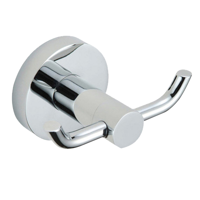 Einzel- Oder Doppelhaken Für Mäntel, Handtücher Und Kleidung. Robuste Wandhalterung Aus Edelstahl Für Bad, Küche Und Schlafzimmer.