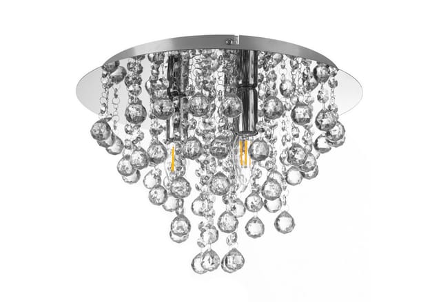 Globo - Deckenleuchte - London - Chrome - Glas - Ø 38cm - E14 -
