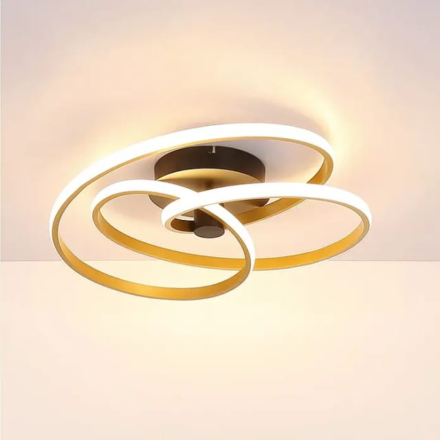 Globo - Deckenleuchte - Glyxar - Bronze - Metall - Ø 50cm - Led -