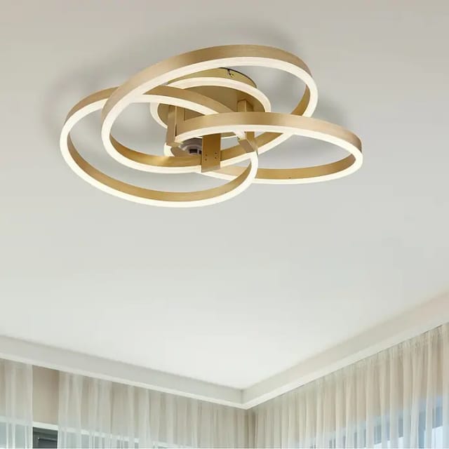 Globo - Deckenleuchte - Herwig - Gold - Metall - Led - 67163-56g
