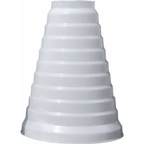 Design Lighting – Universelles Pvc-reduzierstück 80/200 Mm – Rundrohr Für Lüftungsanlagen – Temperaturbeständig Von -20 °c Bis +65 °c – Für Hlk-systeme