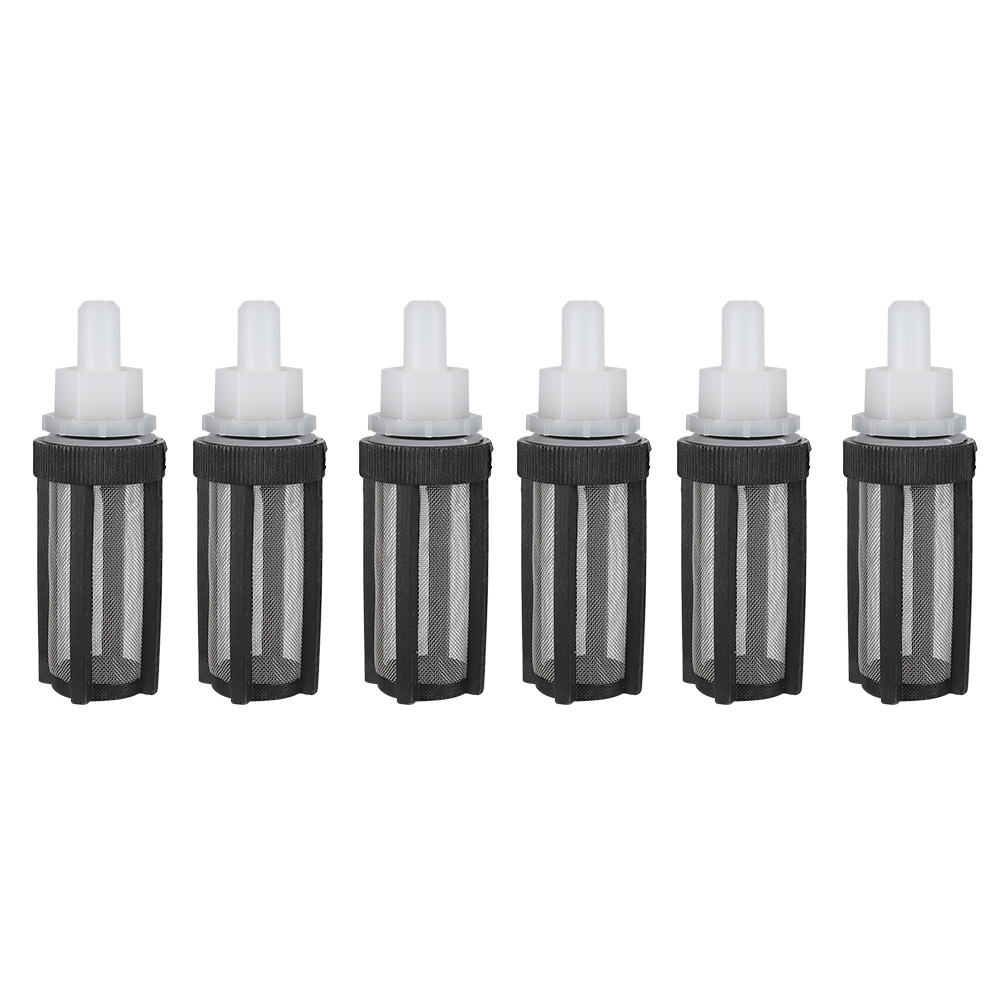 Lot De 6 Connecteurs De Filtre Pour Micropompe D'Entrée D'Eau De 8 Mm Avec Filet En Acier Inoxydable