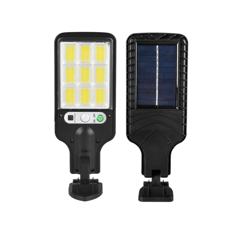 Wasserdichte Led-solarstraßenleuchten, 120°-pir-sensor, 3 Modi, Fernbedienung (für Gärten, Gehwege, Eingänge)