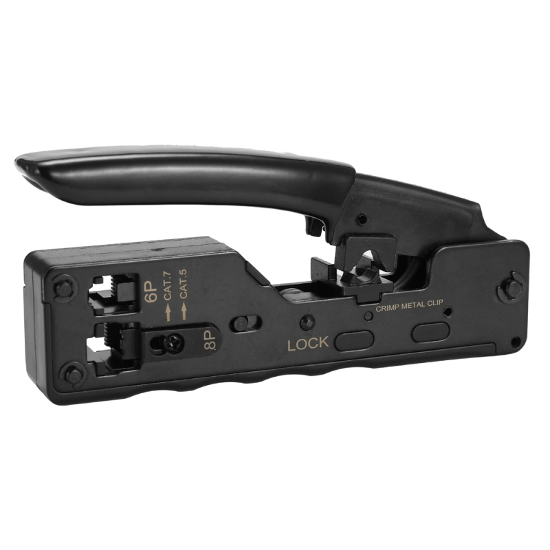 Hy-669 Tragbares Crimpwerkzeug Für Ethernet-kabel, Professionelles Crimpwerkzeug, Multifunktions-handwerkzeug, Abisolierzange Und Metallclipschneider