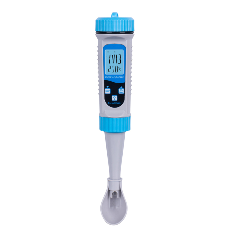 5-in-1-wasserqualitätsmessgerät Für Schwimmbäder, Aquarien Und Aquakultur: Misst Ec/tds/salzgehalt/dichte/temperatur, Mit Hintergrundbeleuchtetem Detektor. Ideal Für Trinkwasser, Aquakultur Und Aquari