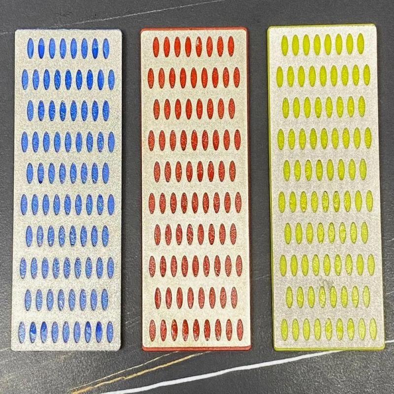 Set Aus 3 Diamant-schärfsteinen (körnung Nr. 200, Nr. 300, Nr. 400)