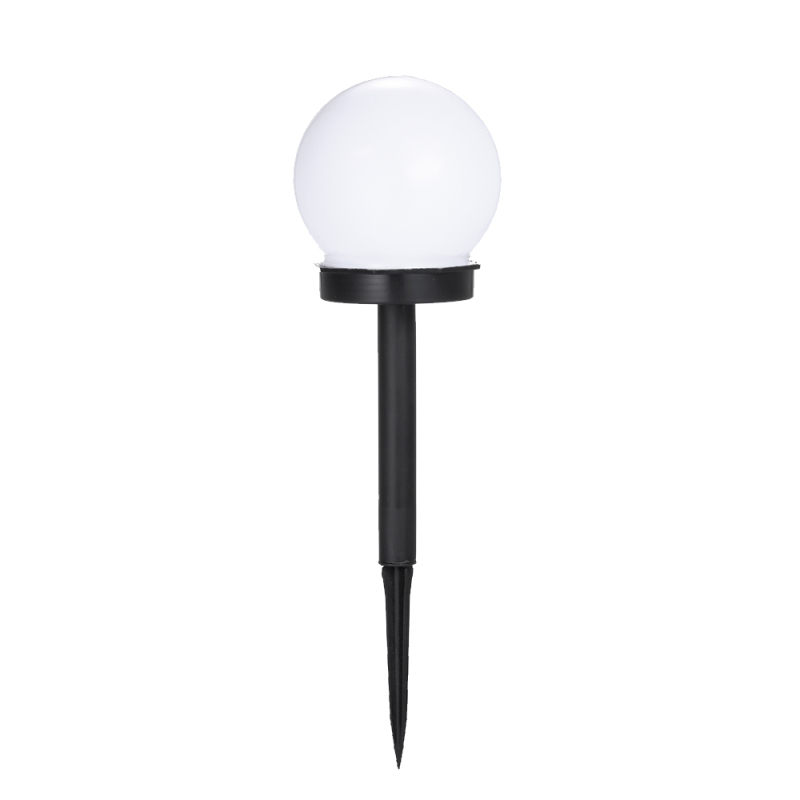 Wasserdichte Solar-led-lampe Für Den Außenbereich, Garten Oder Straße, Solarpanel, Kaltweißes Kugellicht, 1 Stück