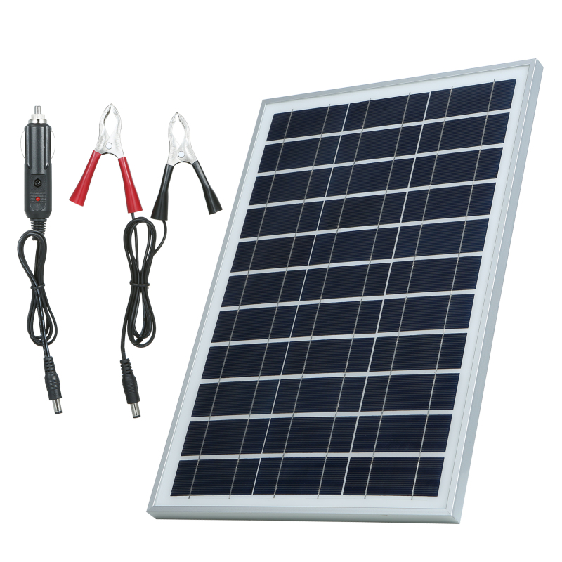 60w Dc 5v/18v Flexibles Solarpanel-set, Ip65 Wasserdicht, Mit Dc-krokodilklemme Und 1 Tragbarem Autoladegerät Für Den Innen- Und Außenbereich (zuhause, Auto, Boot).