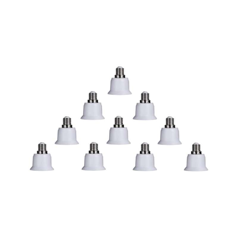 E14 Auf E27 Schraubsockeladapter (10er-packung)