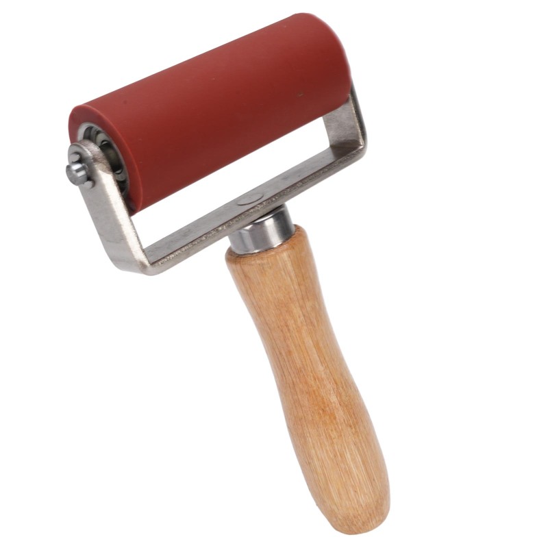 Hochtemperatur-silikondruckwalze (260 °c) Zum Verschweißen Von Pvc-membranen, 32 Mm Durchmesser, 50 Mm Breite