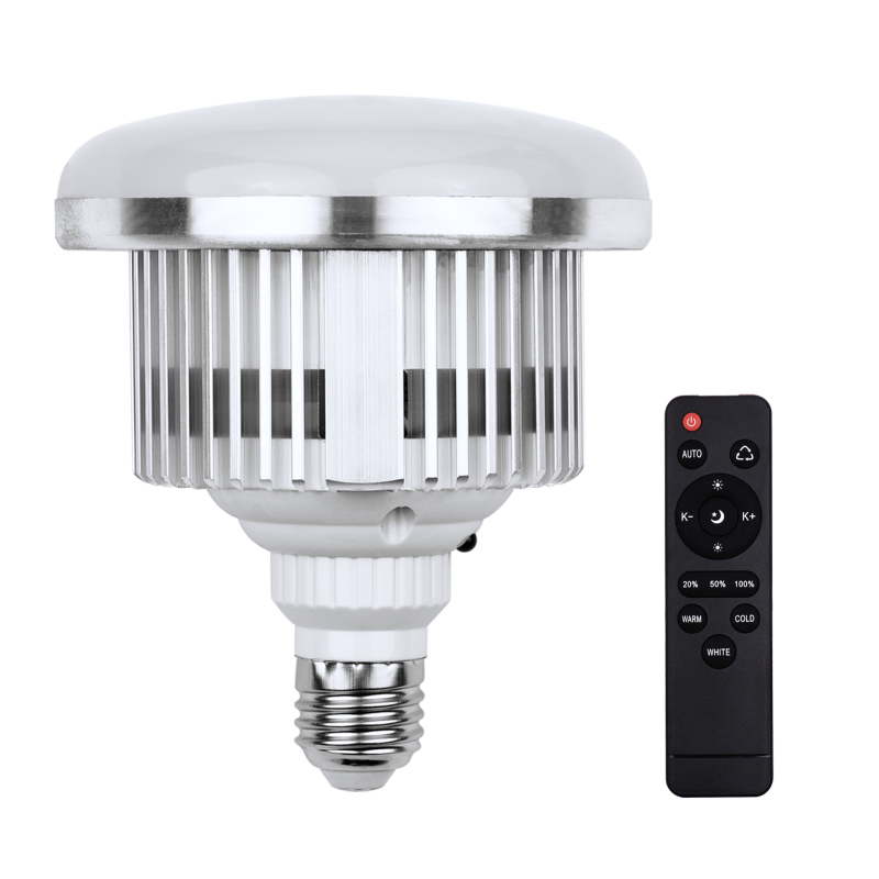 85-w-led-lampe, Farbtemperatur 3000k-6500k, Einstellbare Helligkeit, E27-sockel, Fernbedienung Inklusive (für Fotostudios)