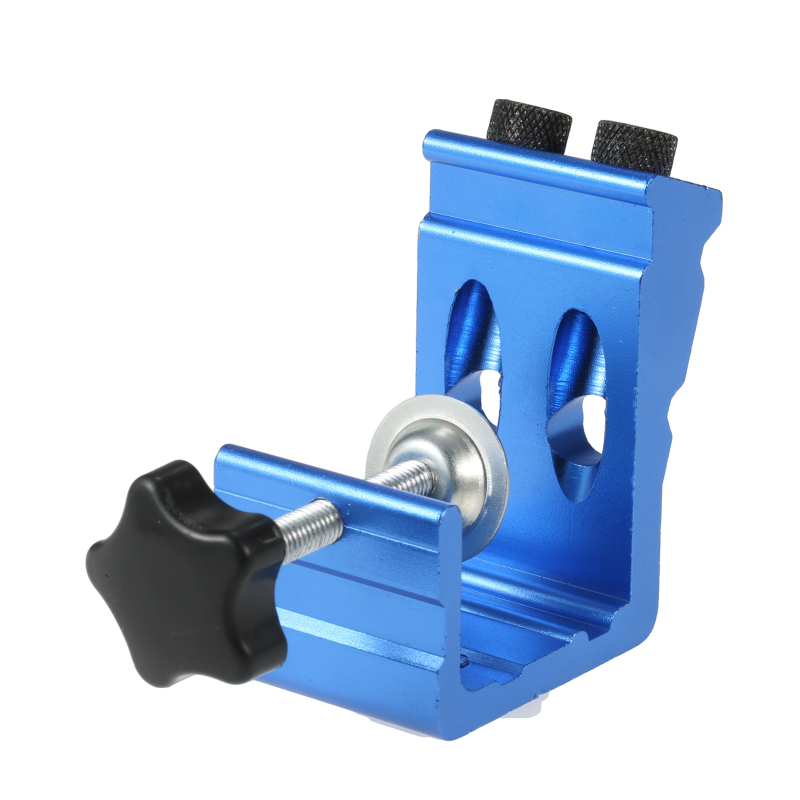 Aluminium-bohrschablonen-set, 15°-bohrer, Winkelloch-positionierer, 9-mm-stufenbohrer, Körner Mit Klemme (alles In Einem)