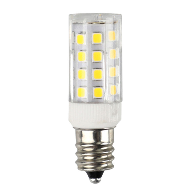 4w E12 Ac220v Keramik-led-lampen Für Kühlschrank, Küche, Eingangshalle, Flackerfrei (maiskolbenform).