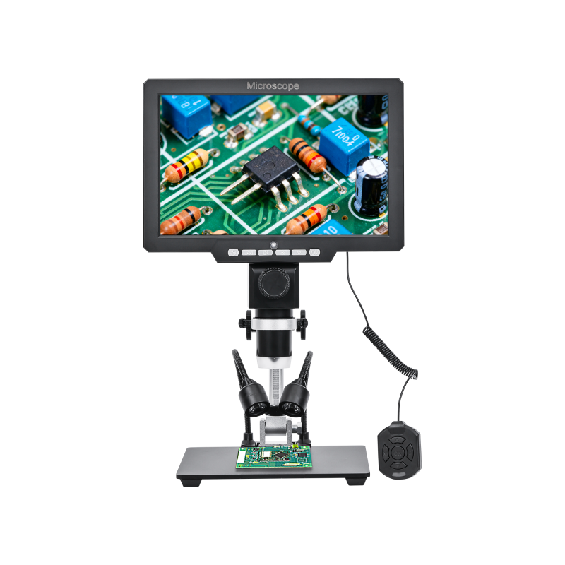 10,1-zoll-digitalmikroskop, 1080p-auflösung, 2000-fache Vergrößerung, 12-mp-sensor, Präzise Fokussierung (lcd-bildschirm)