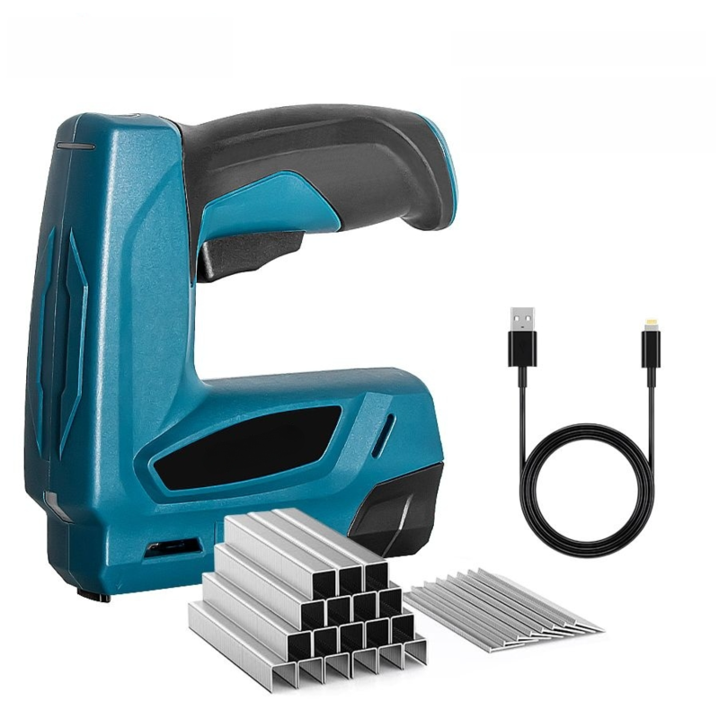2-in-1 Akku-heft- Und Nagelgerät, 4 V Mit 2000 Klammern Und Nägeln (usb)