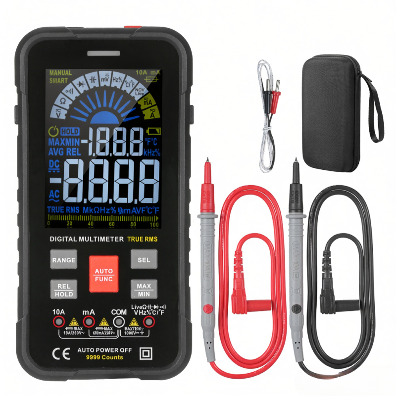 Habotest Ht116 Digitalmultimeter, True-rms-messung, 9999 Zähler, Ncv, Automatische Abschaltung (spannung, Strom, Widerstand, Kapazität, Frequenz, Temperatur)