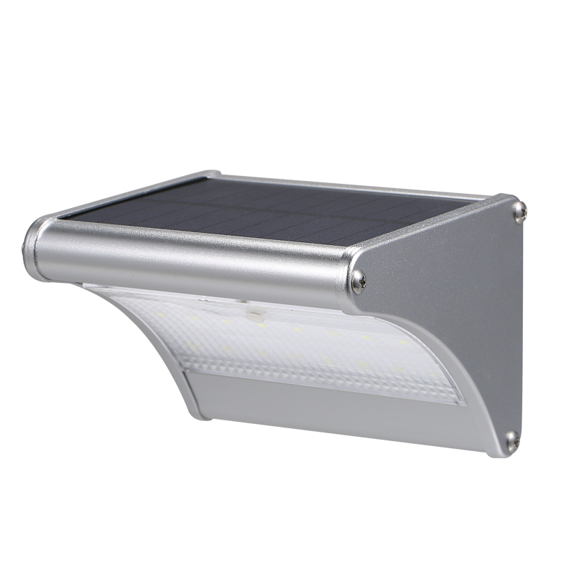 Solar-wandleuchte Mit Radar-bewegungsmelder, Wasserdicht, Aluminiumgehäuse (für Den Außenbereich)