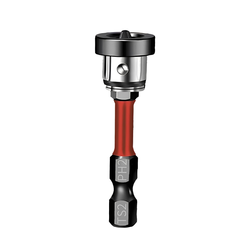 Magnetisches Schraubenpositionierwerkzeug, Ph2-bit, 1/4"-schaft, 50-mm-bohrer (für Gipskarton, Holz)