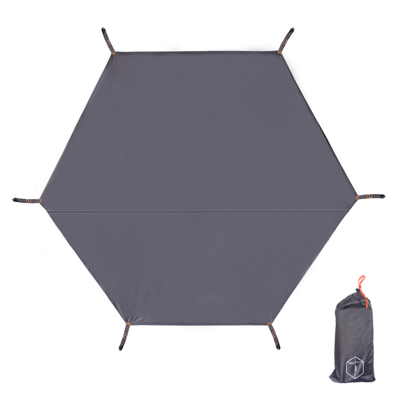 Wasserdichte Campingplane, Dicke Und Strapazierfähige Matte, Sechseckig (multifunktional)