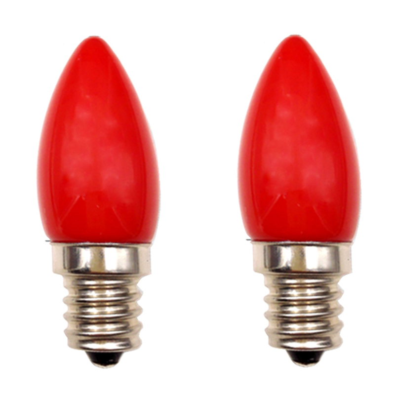 E12 1,5w Led-lampe, Rote Glasabdeckung, Buddha- Und Rote Lotusblüten-motiv, 4 Smd2835 Leds (220v)