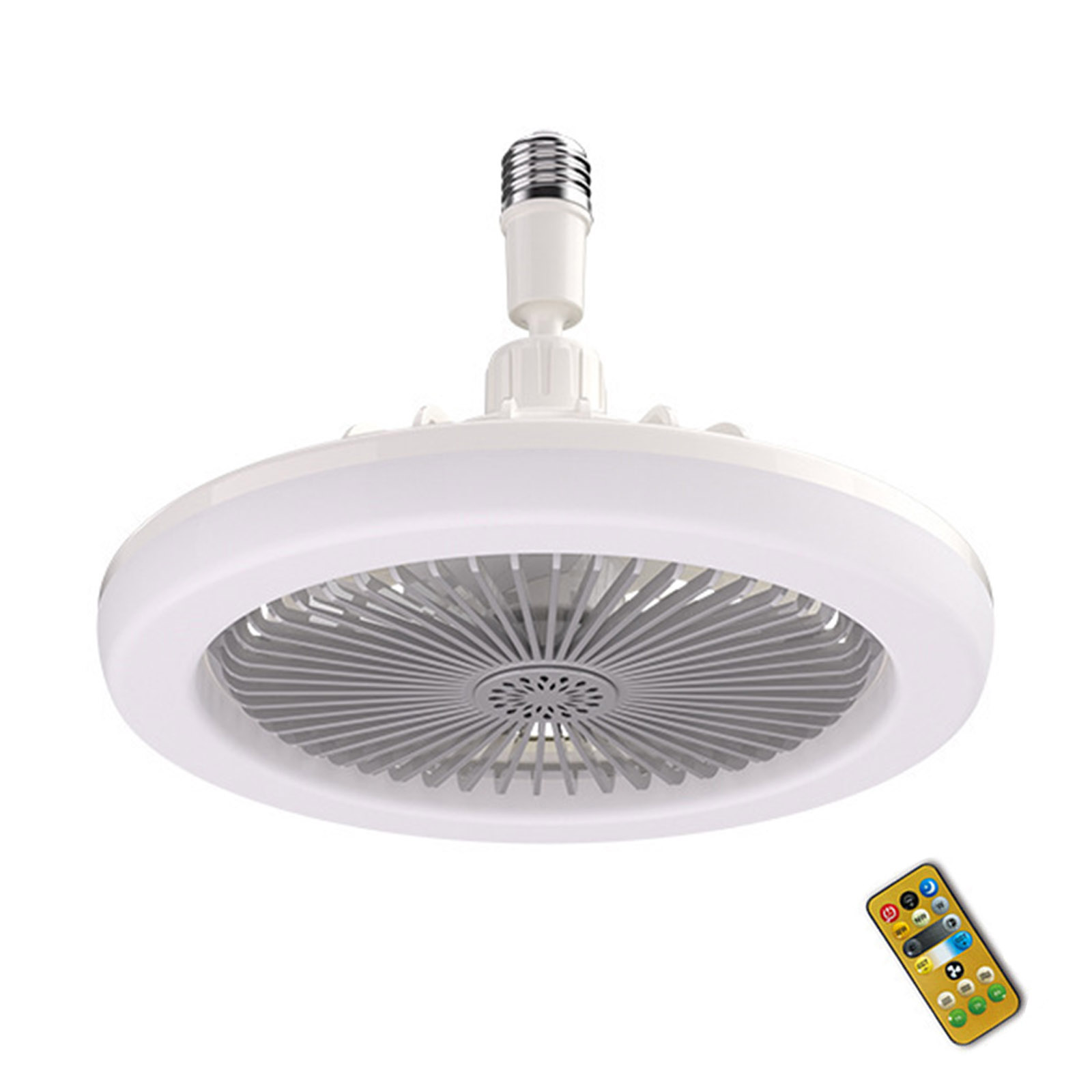 Ventilator-lampe Für Das Wohnzimmer Mit Duftöl-diffusor, Fernbedienung, 3 Geschwindigkeitsstufen, Timer Und Einstellbarem Licht (e27)