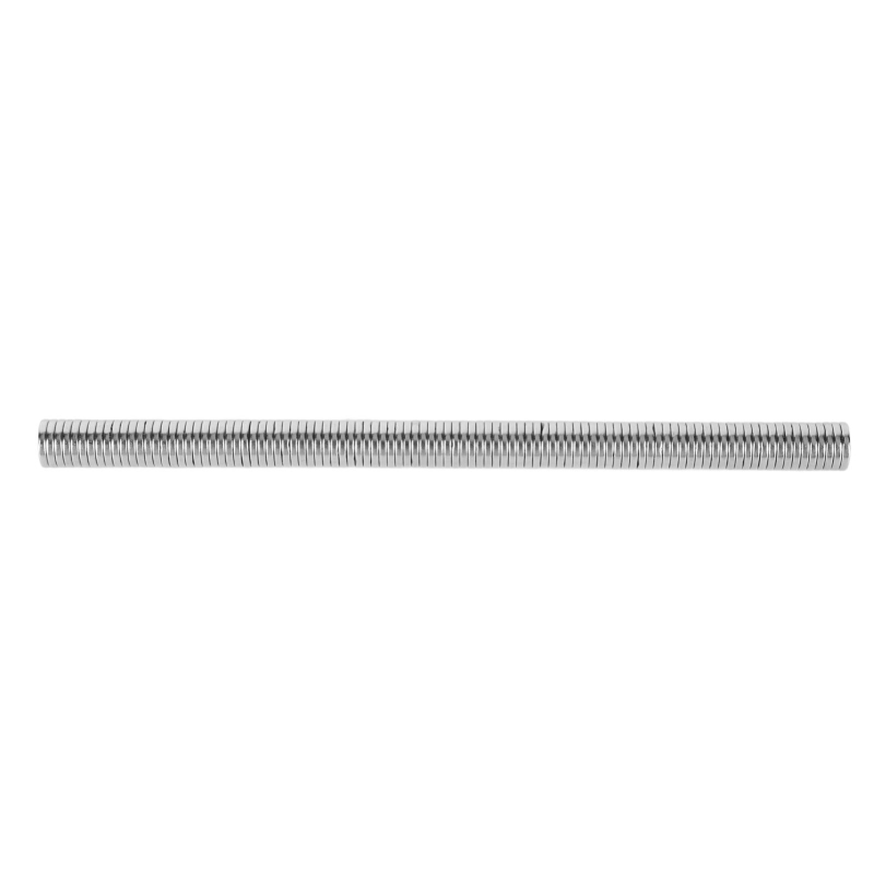 100 Runde Neodym-magnete 10x2mm, Rostfrei, Hohe Festigkeit.