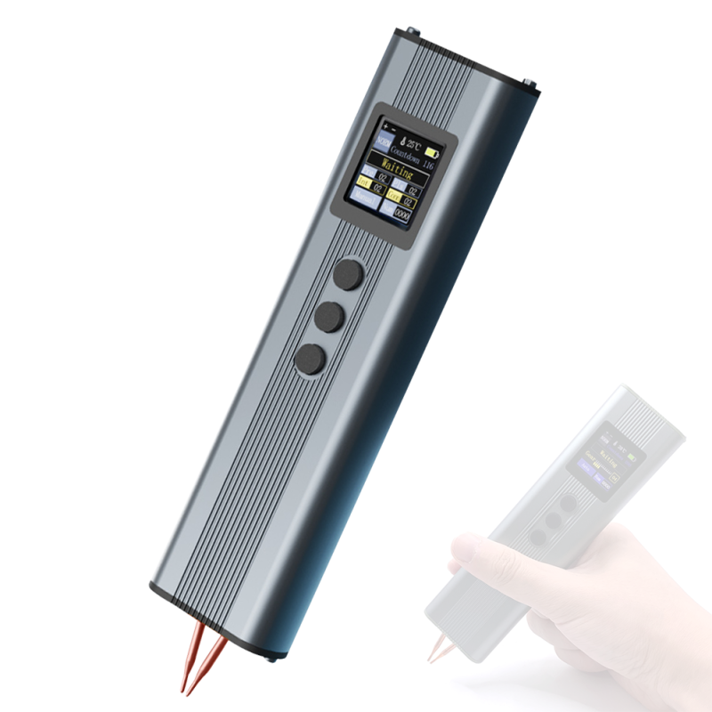 Tragbares Punktschweißgerät Mit 11 Einstellbaren Geschwindigkeiten, Digitalanzeige Und Dual-pulsausgang (0,1-0,3 Mm)