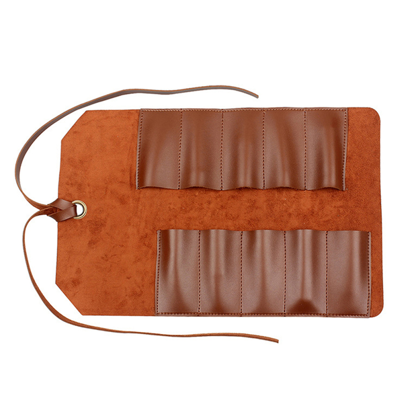 Aufrollbare Werkzeugtasche, Multifunktionale Werkzeugtasche Aus Leder, Tragetasche Zur Aufbewahrung Von Schraubenschlüsseln, Zangen Und Schraubendrehern