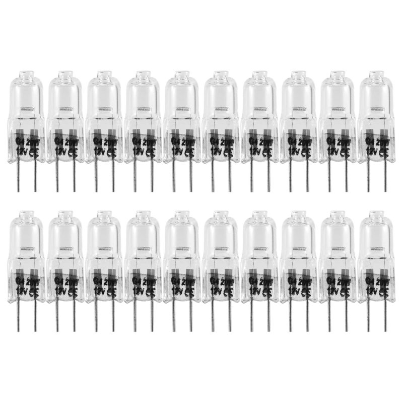 20 G4 20w 12v Klare Doppelnadel-halogenlampen (geeignet Für Küchenbeleuchtung, Ampelkomponenten)
