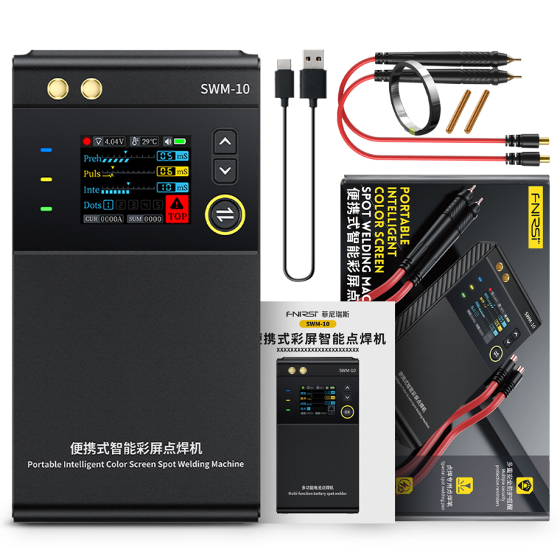 Multifunktionales Punktschweißgerät Mit Lithium-akku, 2,1-a-usb-ladeanschluss, Für Stahlbleche 0,1–0,25 Mm Und Aluminium 0,3 Mm